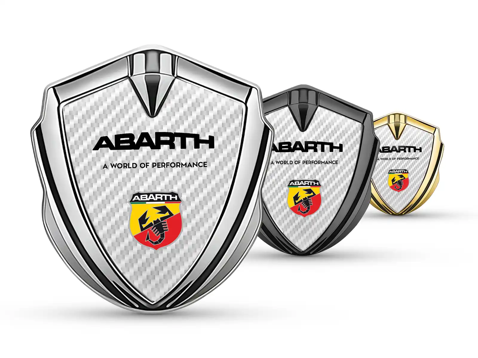 Fiat Abarth Emblema Coche Insignia Minimal Esquema Universal Ajuste